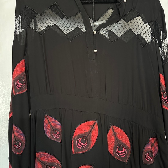 Just Cavalli Printed Knee Length Dress - Picture 4 of 10